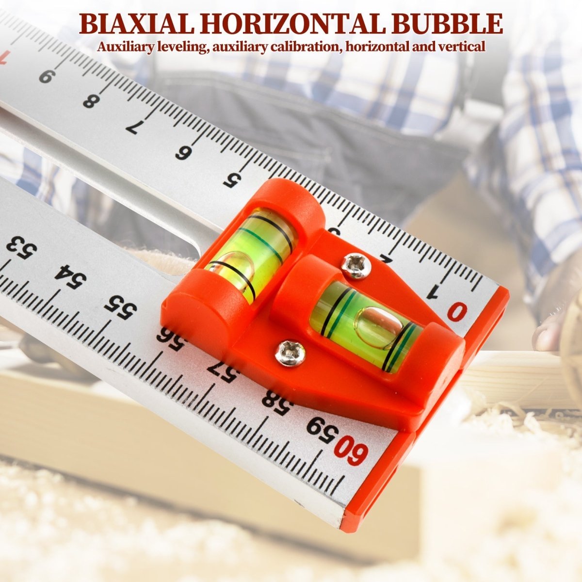 Sliding marking rule for precise measurements