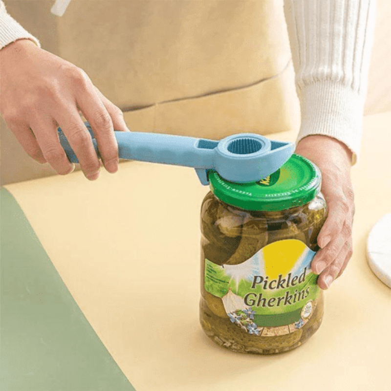 Deschizător de sticle și borcane multifuncțional 4 în 1