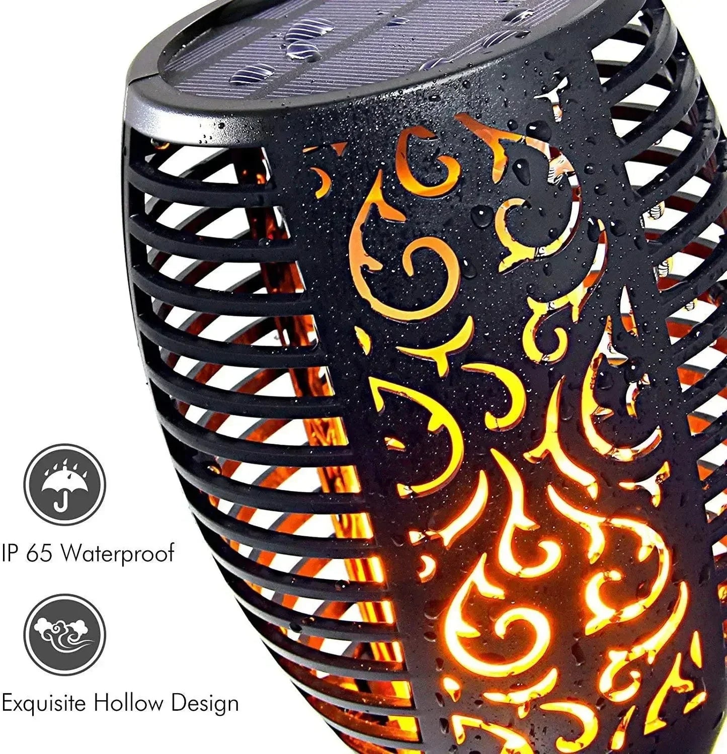 LED ηλιακός φακός – Ρεαλιστική φλόγα χωρίς φωτιά