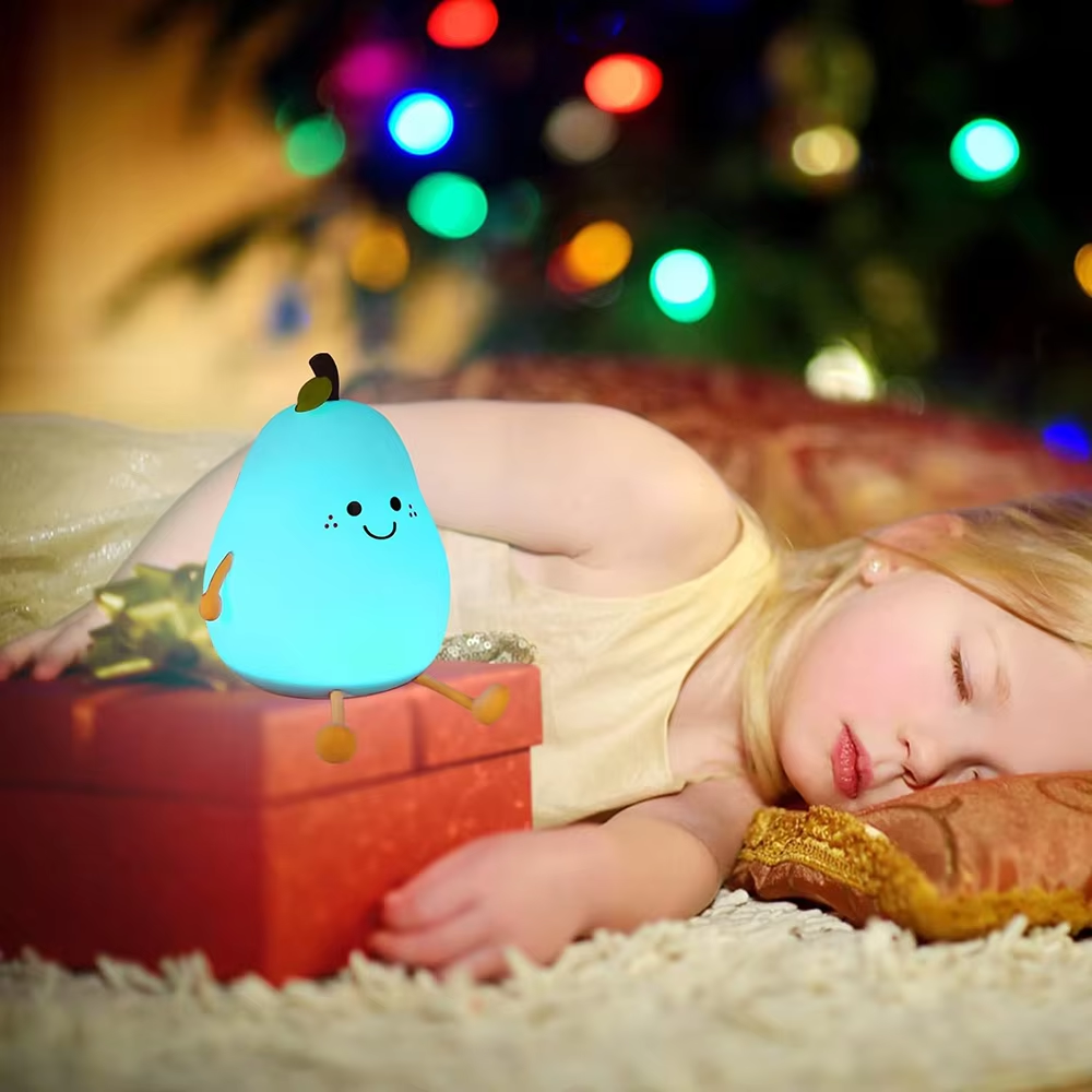 Luminária de silicone recarregável para crianças