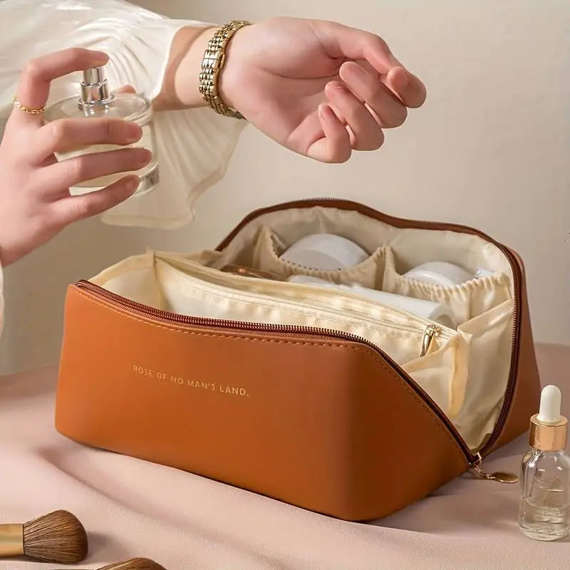 Neceser de baño y maquillaje de gran capacidad para viajar