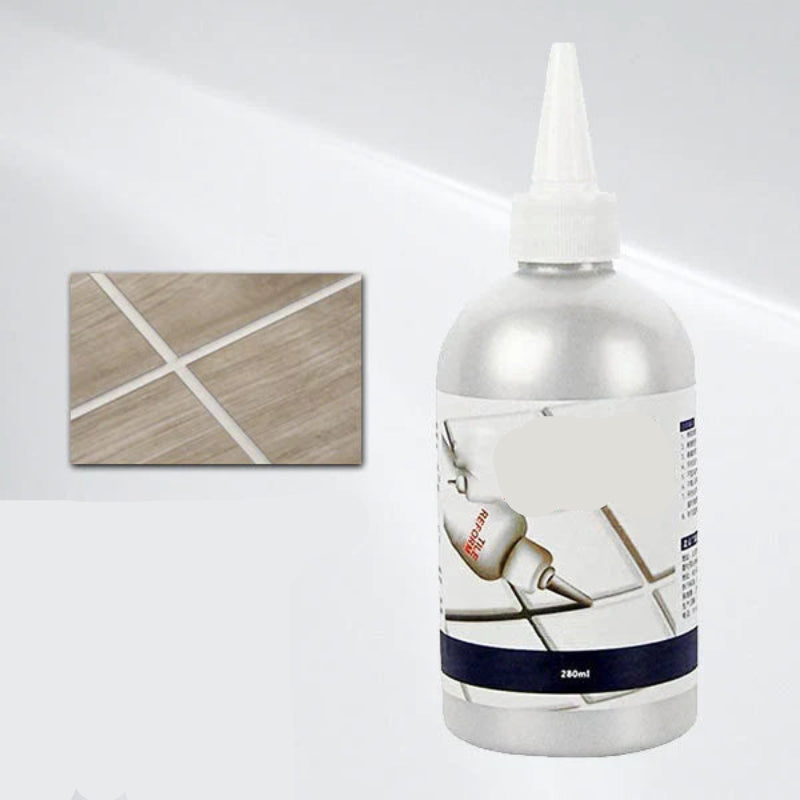 タイルの目地を数秒で修理します