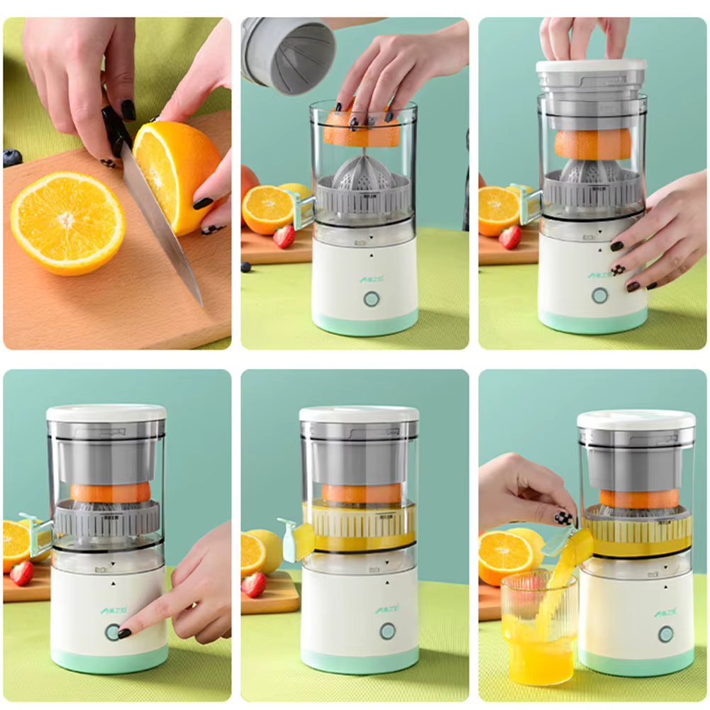 Bärbar elektrisk citruspress, snabb och enkel 