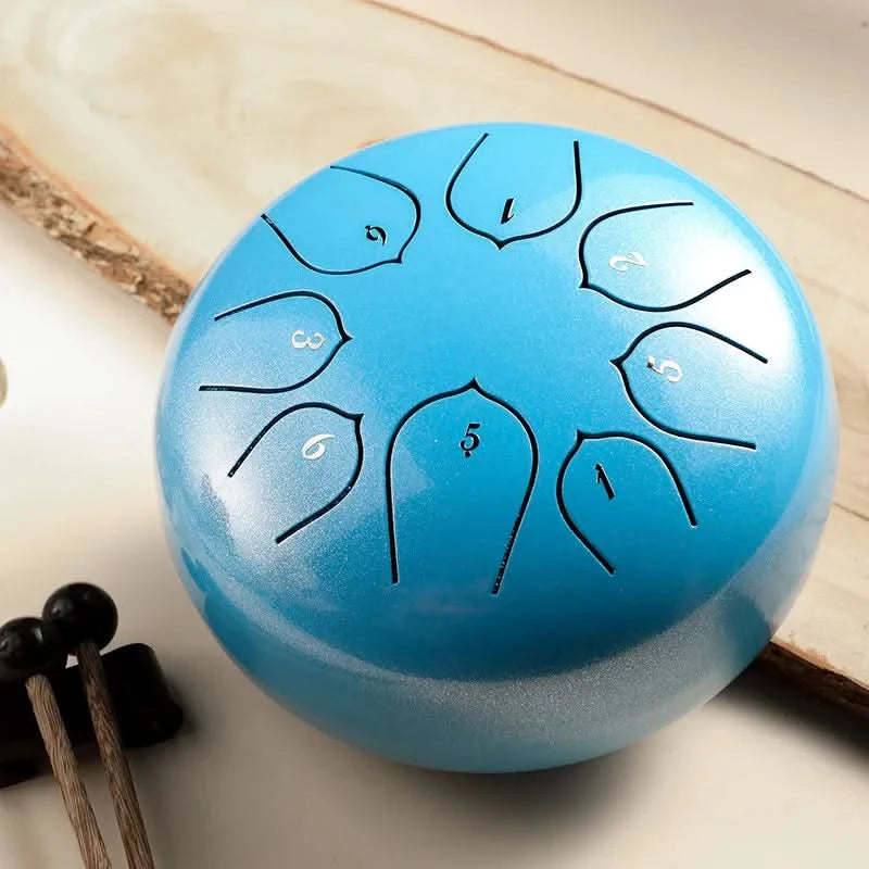 Mini tambor relaxante com sons calmantes integrados 
