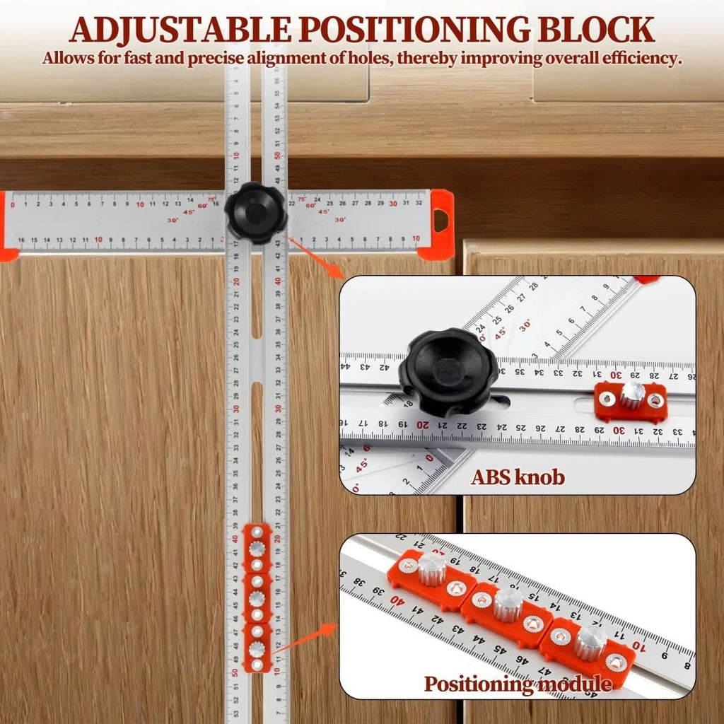 Sliding marking rule for precise measurements 
