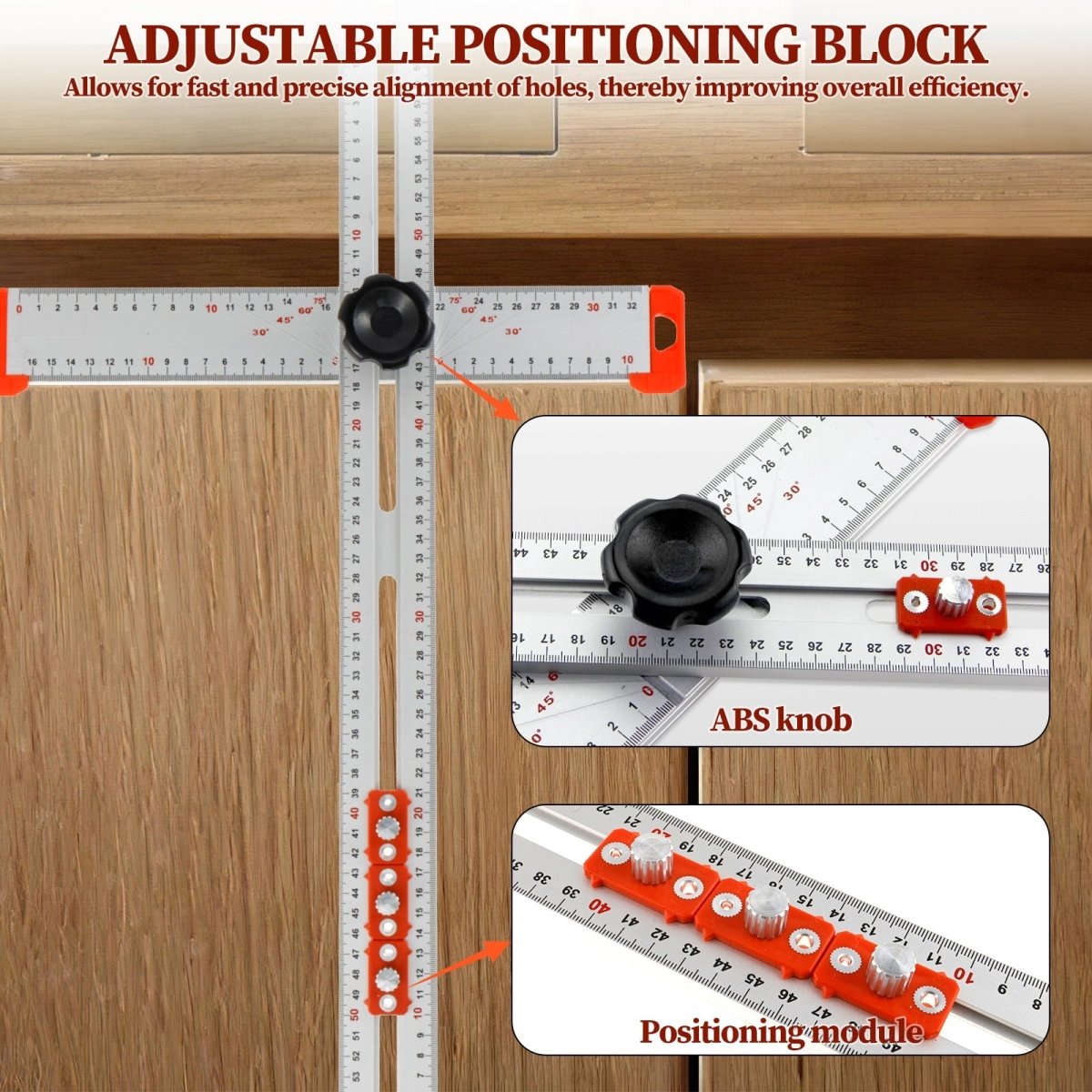 Sliding marking rule for precise measurements 