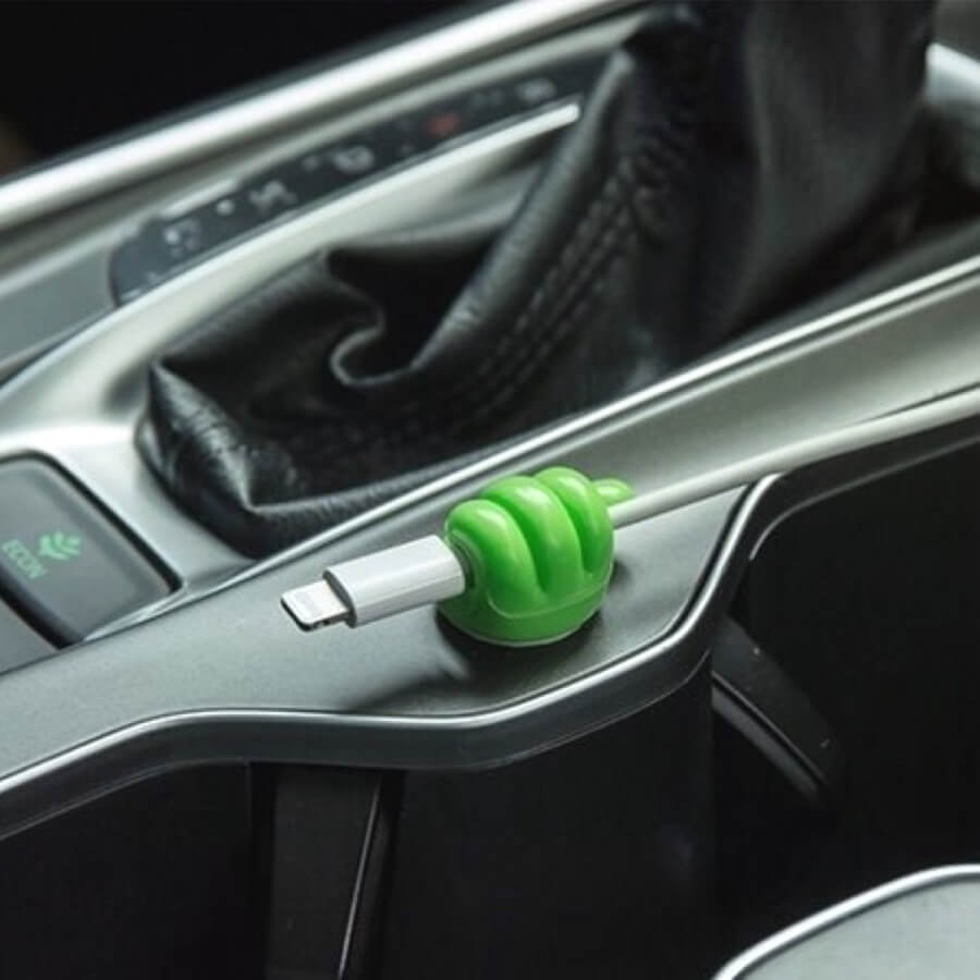 Okos kampók kábelekhez, kefékhez, fülhallgatókhoz és még sok máshoz (x10) 