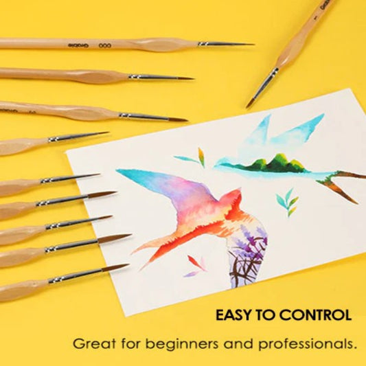 Pinceaux précis pour détails fins et parfaits (x11)