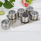 Set of magnetic organizers for spices, practical and stylish 