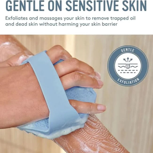 Escova esfoliante corporal higiênica para uma pele radiante 