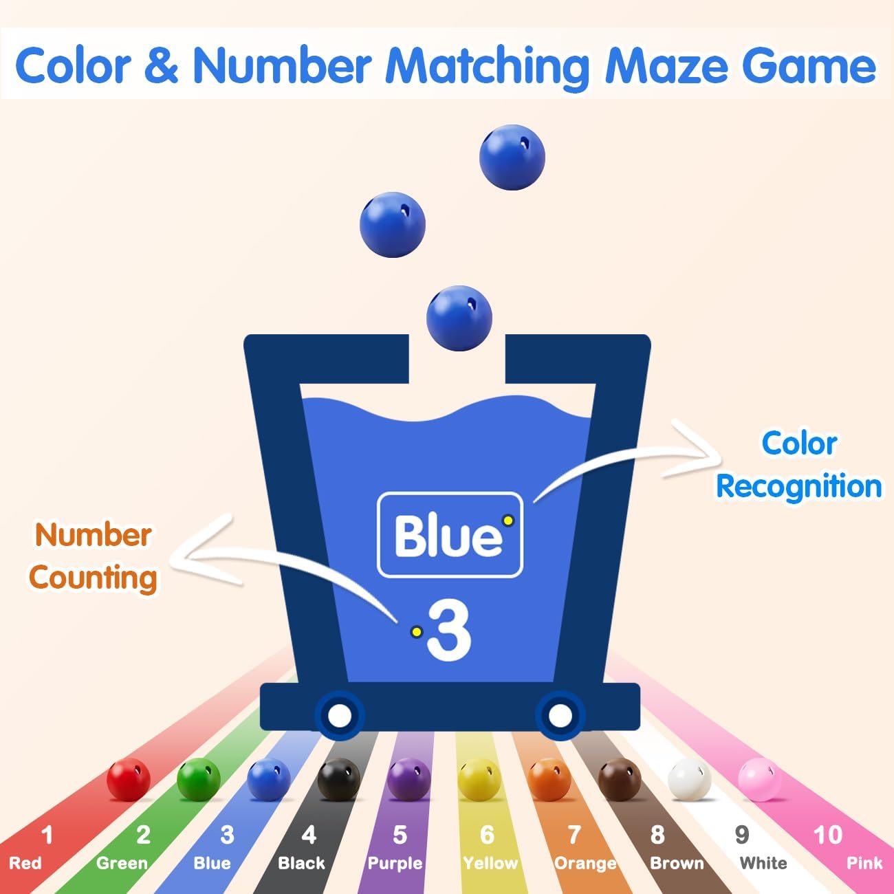 Lære fargene mens man har det gøy med magneter 