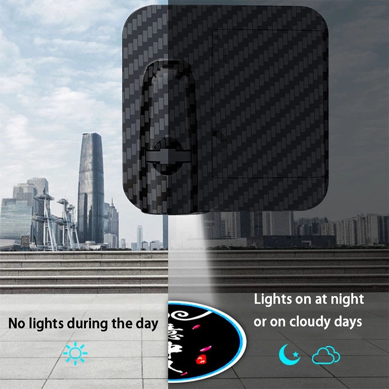 Opplys bilen din logo ved hver døråpning (x2) 