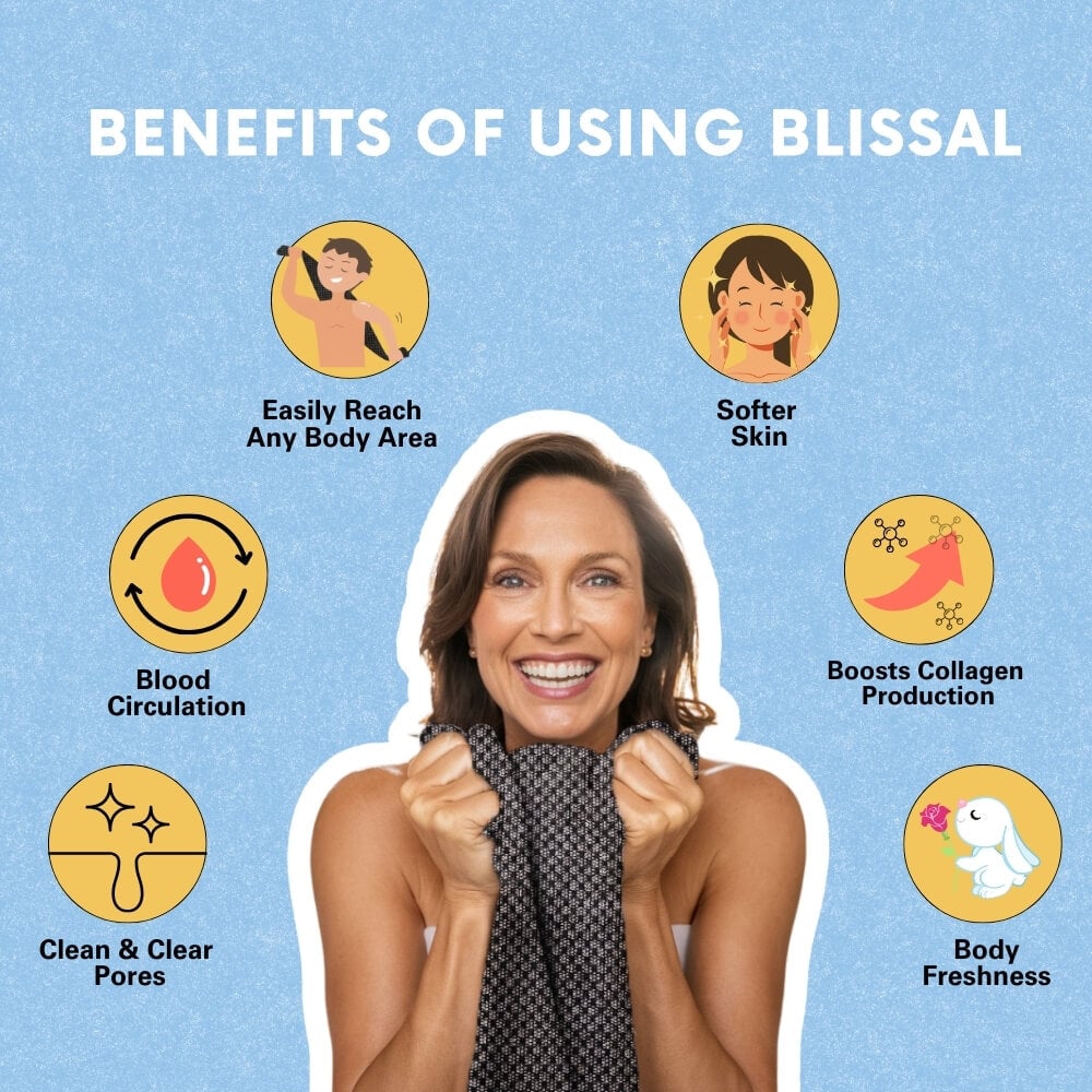 Toalla exfoliante suave – Piel lisa en un solo gesto 