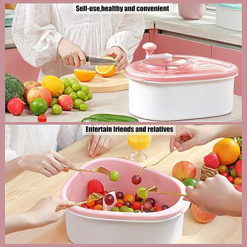 手間いらずで果物を完璧に掃除することができます。皮むきも不要です。 