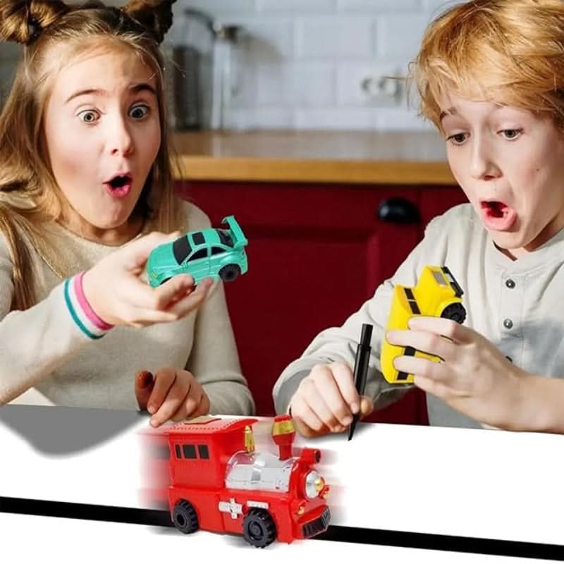 O carro mágico que segue seus desenhos como por mágica 