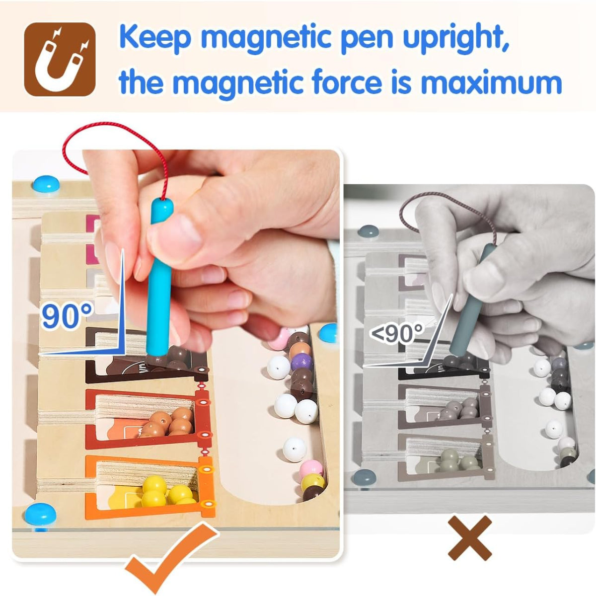 Lære fargene mens man har det gøy med magneter 