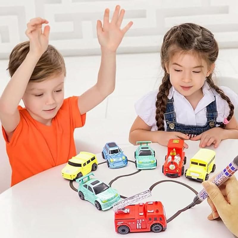 O carro mágico que segue seus desenhos como por mágica 