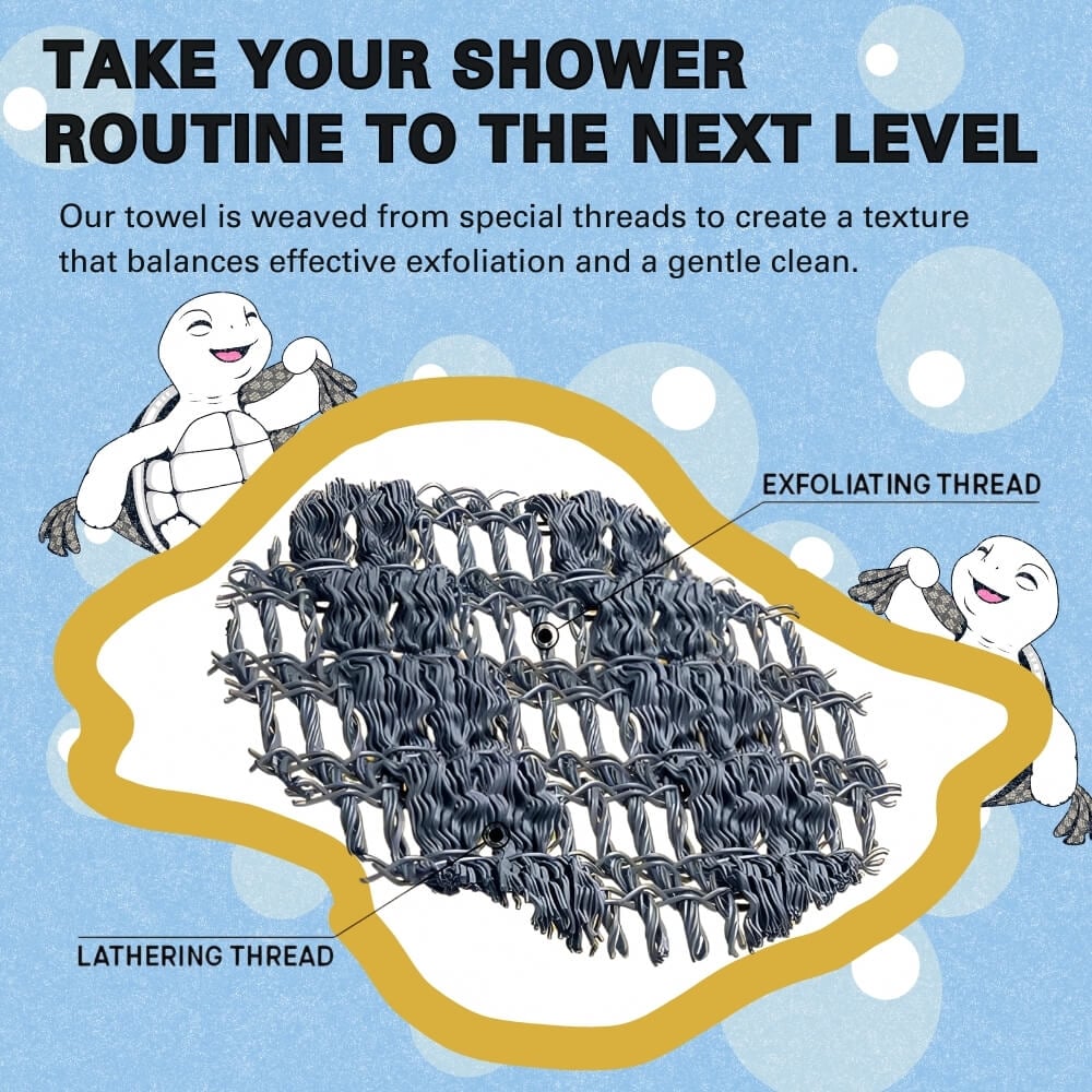 Toalla exfoliante suave – Piel lisa en un solo gesto 