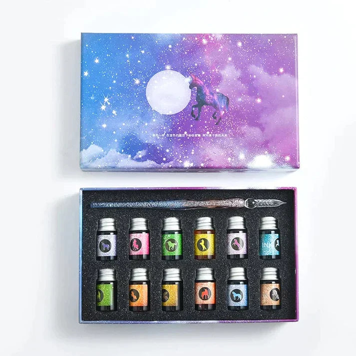 Write with elegance using the glass-dipped pen 