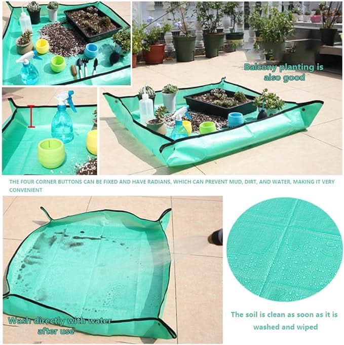 Gardez votre espace propre avec ce tapis de rempotage