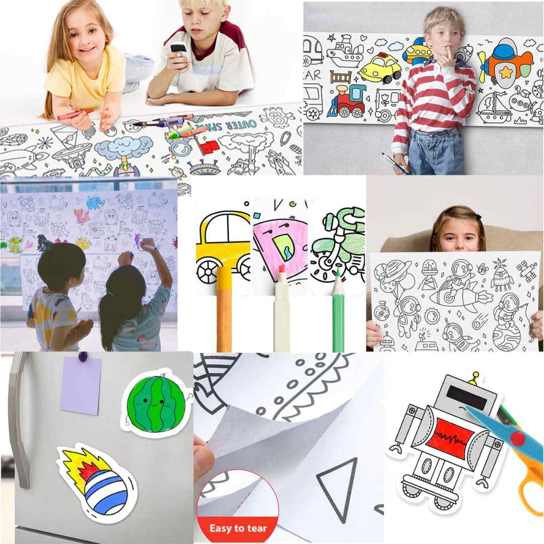 Drawing roll for children: Unleash creativity without limits! 