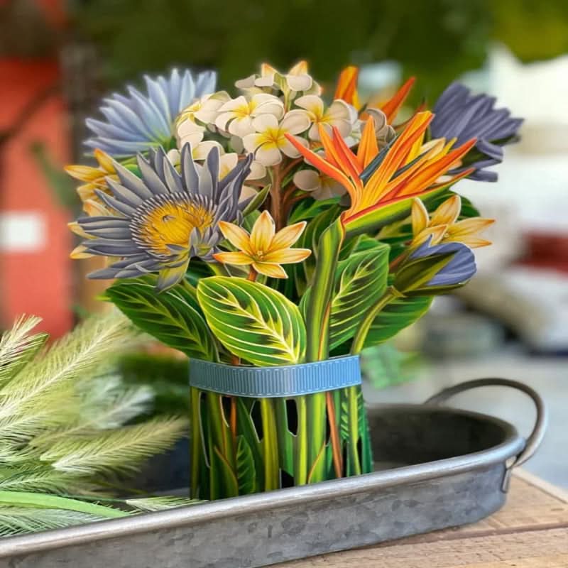 Faça florescer suas palavras com um cartão para plantar 