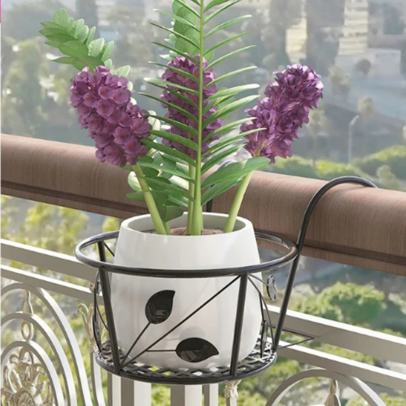 Svævende støtte til blomsterpotter 