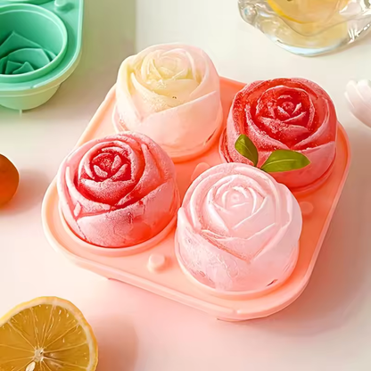 Forma de gelo - Estilo flor para coquetéis refinados 