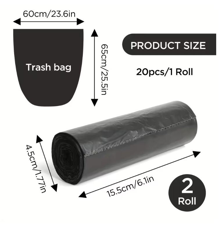 Kit de Reposição para Banheiros Portáteis — 20 Sacos + 30 Géis Absorventes 