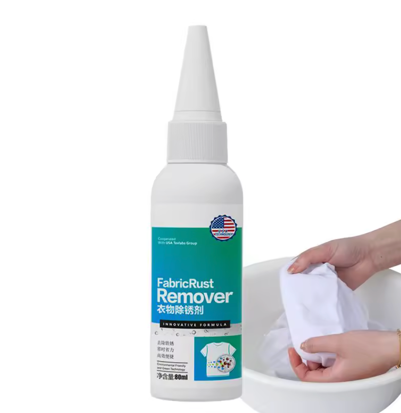 Remove manchas de ferrugem em poucos minutos 
