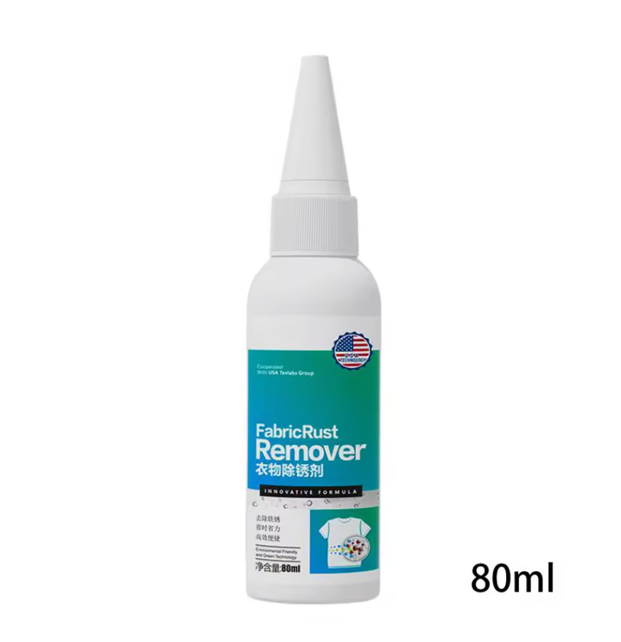 Remove manchas de ferrugem em poucos minutos 