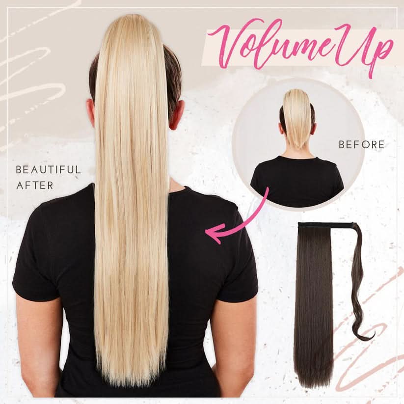 Extensão de rabo de cavalo glamouroso para um look chique 