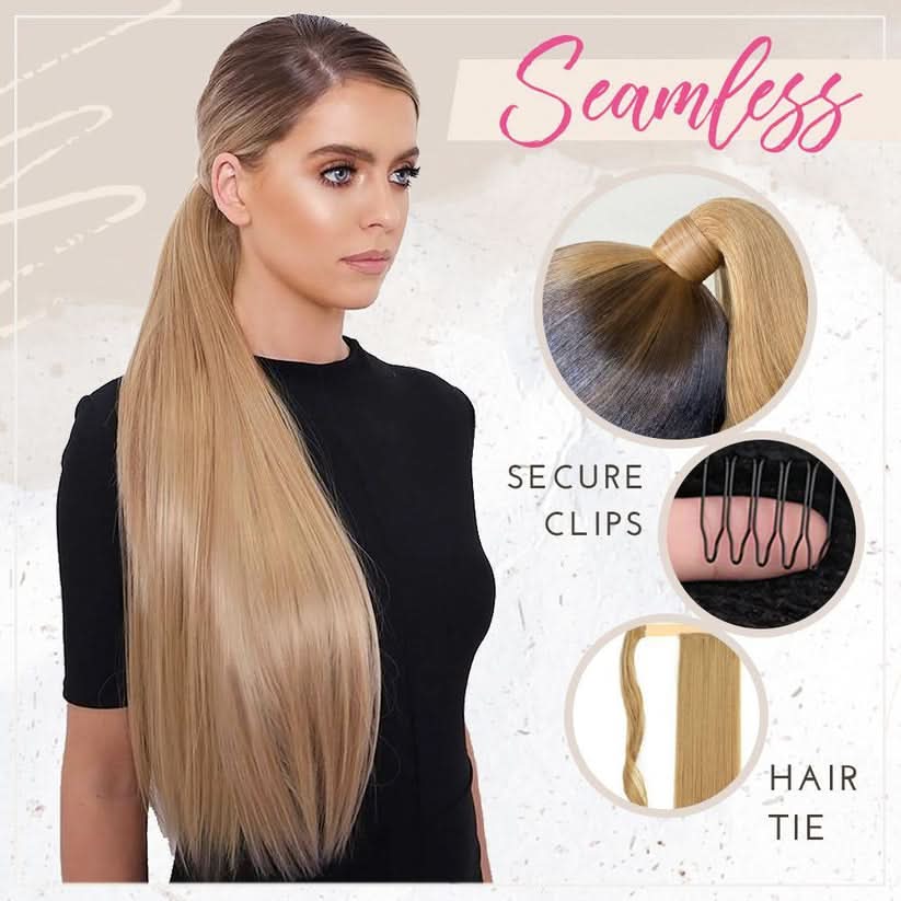Extensão de rabo de cavalo glamouroso para um look chique 