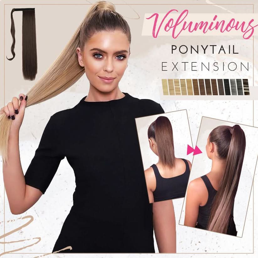 Extensão de rabo de cavalo glamouroso para um look chique 