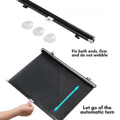 Zonnescherm Anti-UV met Zuignappen Zonder Boren 