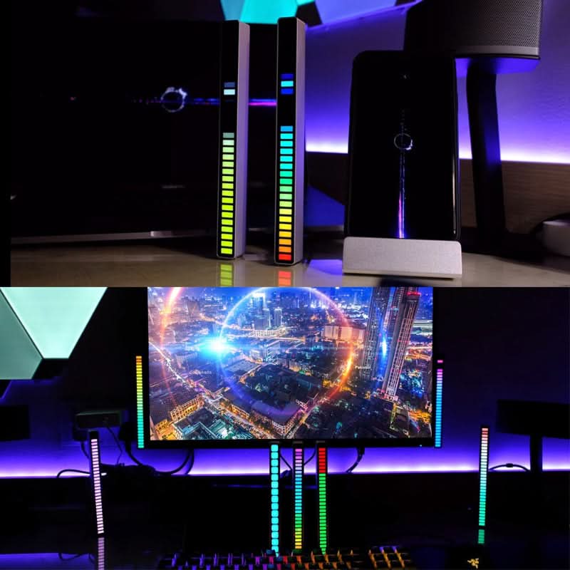 Barra de luz LED - RGB reativa ao som 