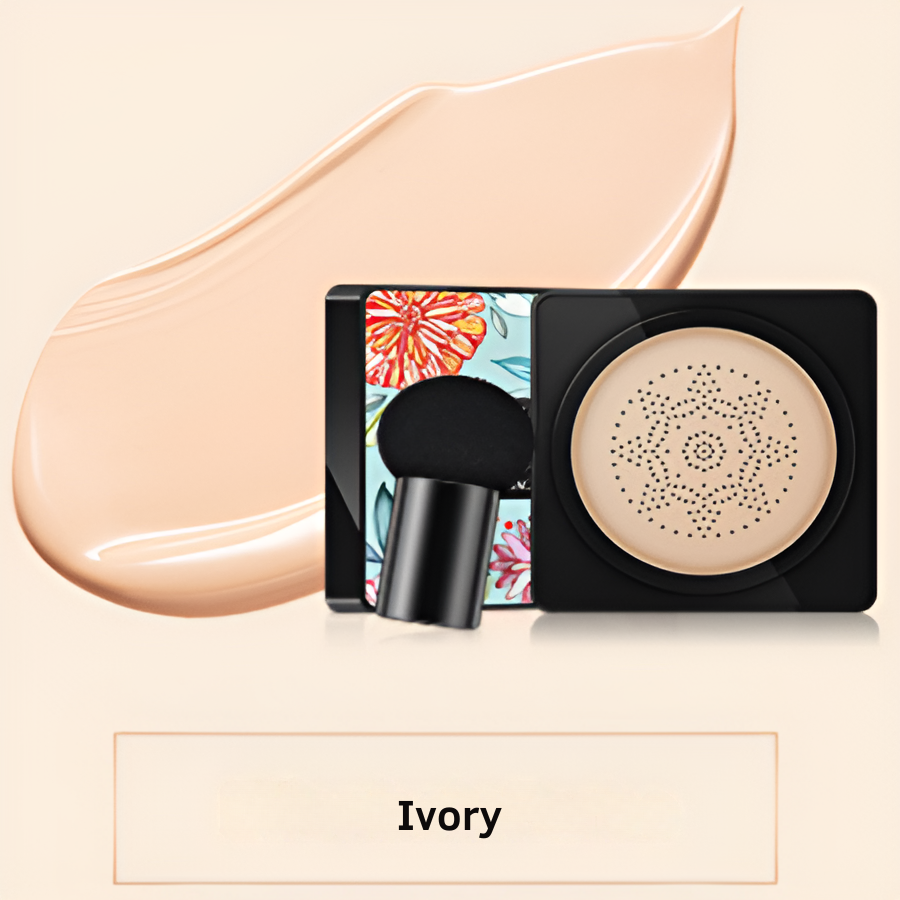 CC creme cushion com aplicador em forma de cogumelo 