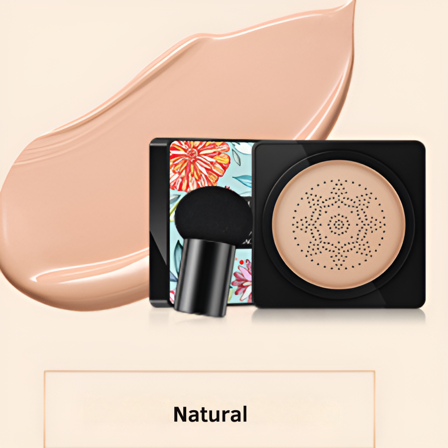 CC creme cushion com aplicador em forma de cogumelo 
