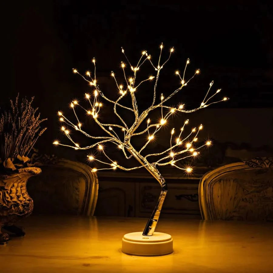 A árvore luminosa que transforma o seu interior 