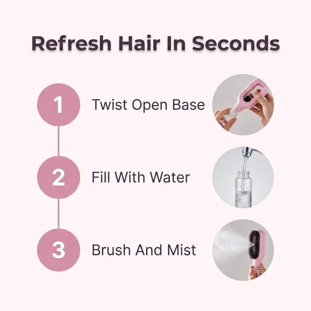 Feuchtigkeitsspendende Entwirrbürste — Foto 5