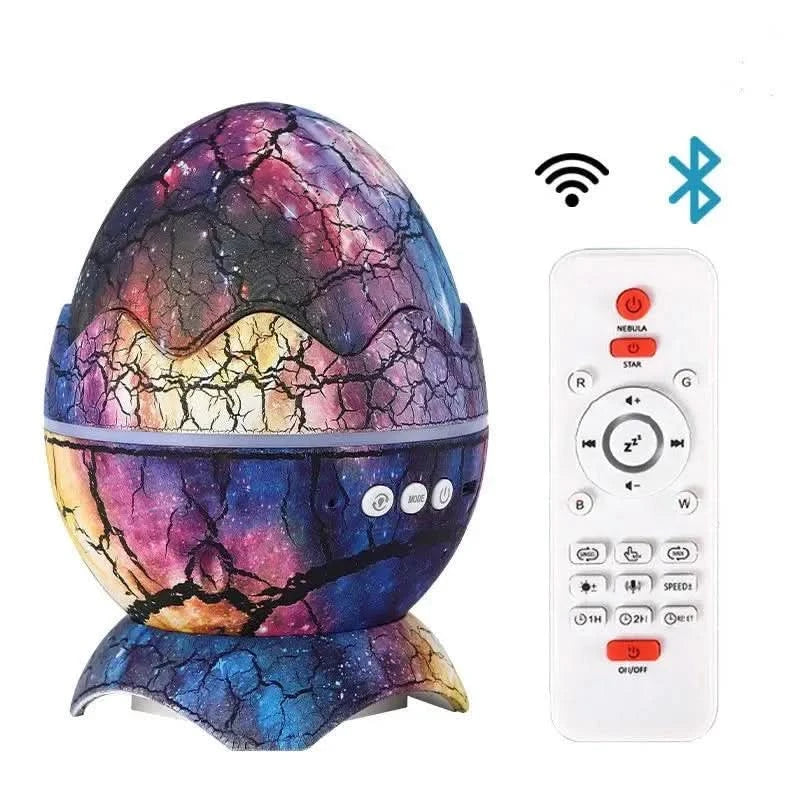 Projetor de galáxia com música e controle remoto 