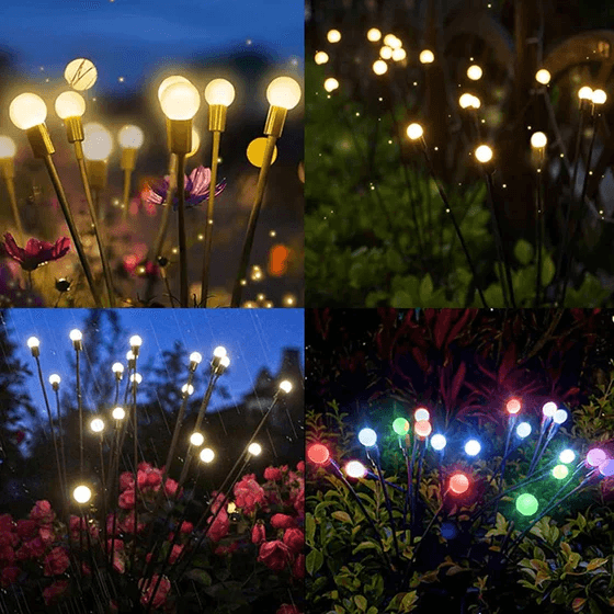 Zahradní lampy s světluškami 