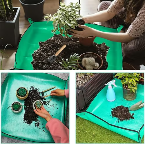 Gardez votre espace propre avec ce tapis de rempotage