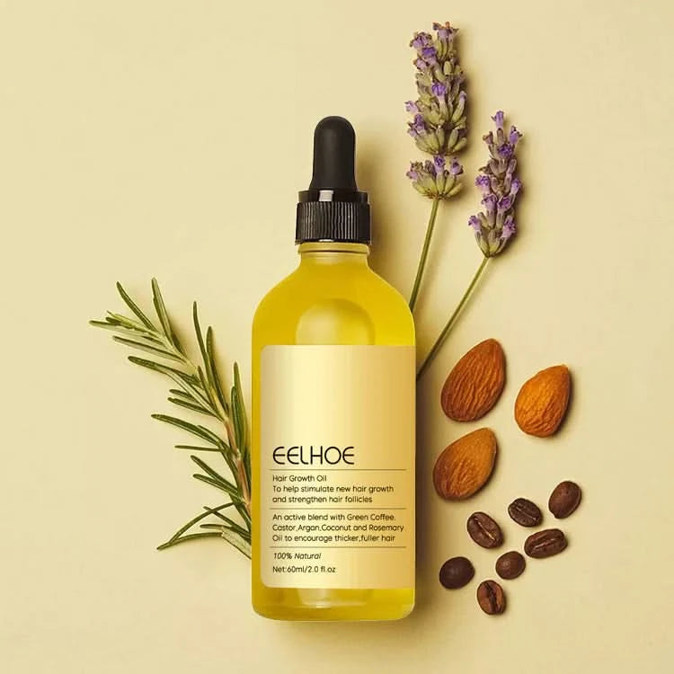 Seu óleo natural para o crescimento do cabelo 