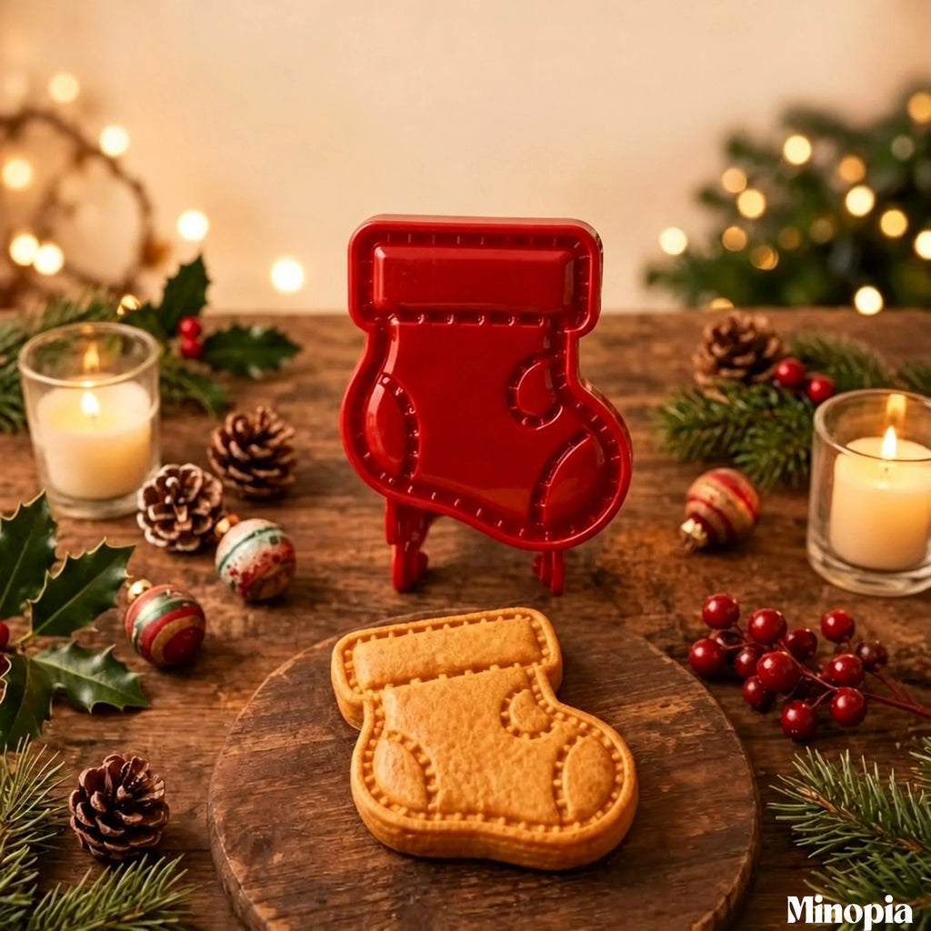 クリスマスのミニお菓子型 – 冬と秋のお菓子作りに、食品グレードの抜き型16種