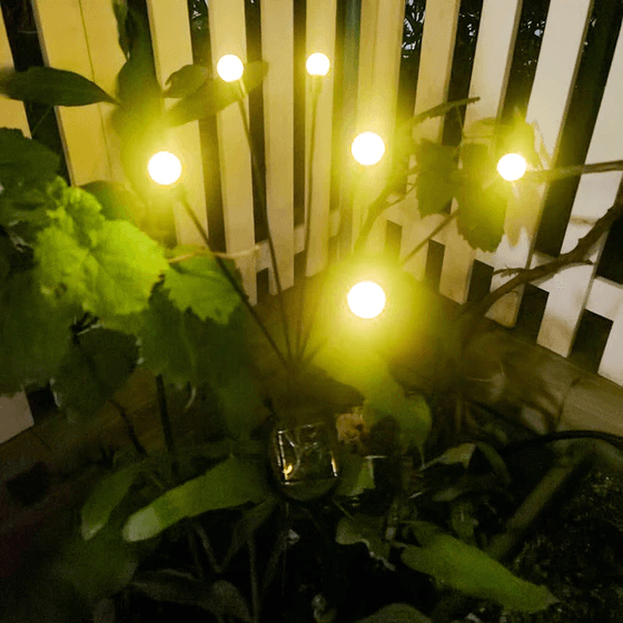 Zahradní lampy s světluškami 