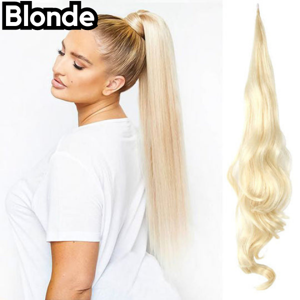 Extensão de rabo de cavalo glamouroso para um look chique 