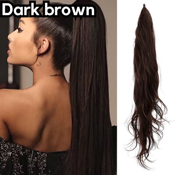 Extensão de rabo de cavalo glamouroso para um look chique 