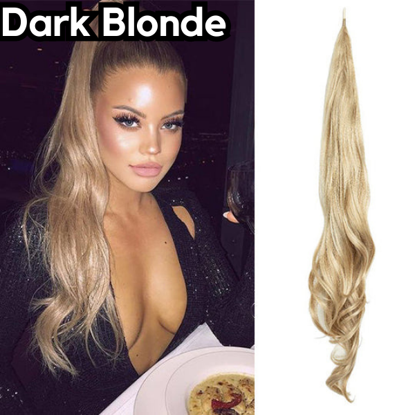 Extensão de rabo de cavalo glamouroso para um look chique 