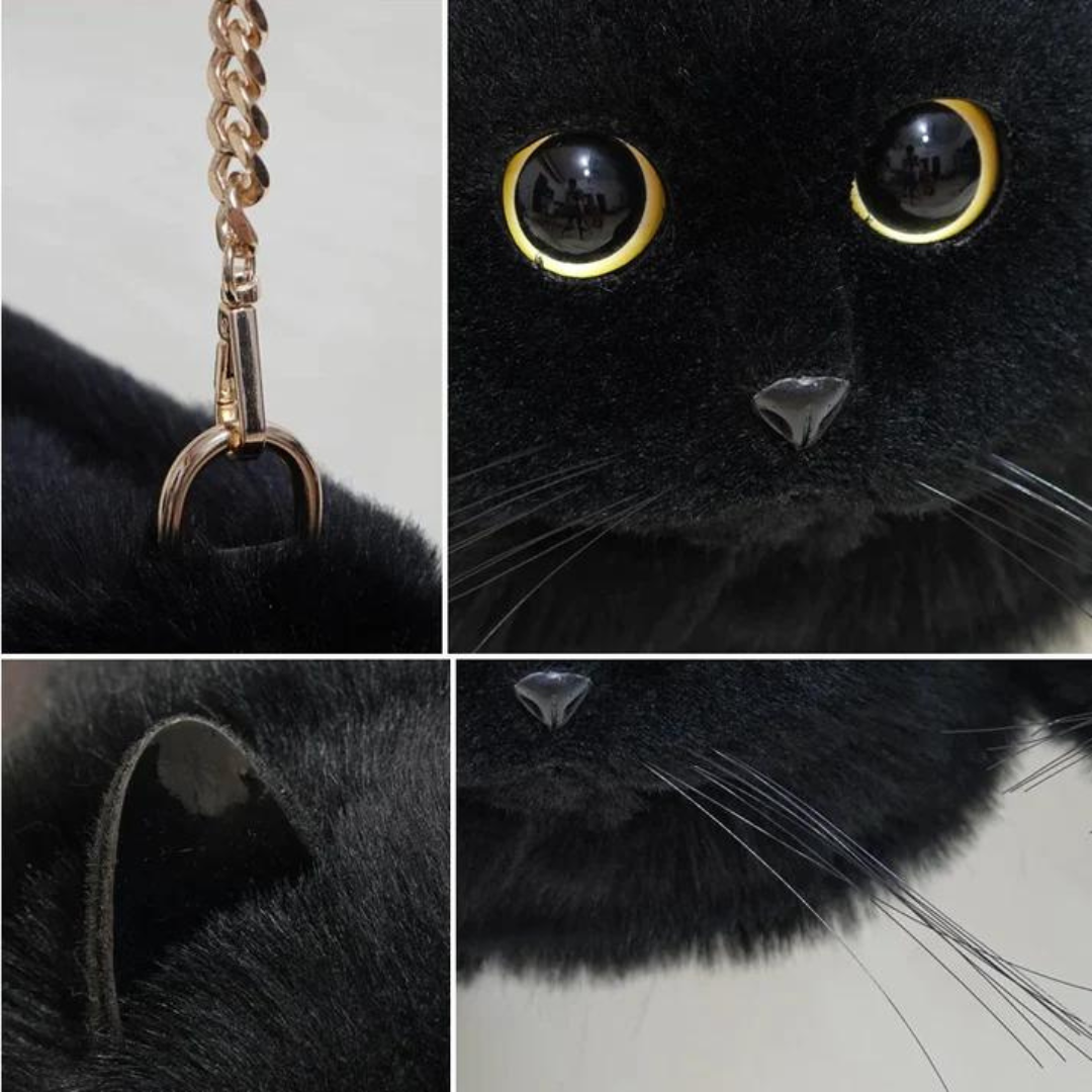 Uma bolsa de gato realista que faz sucesso em todos os lugares 